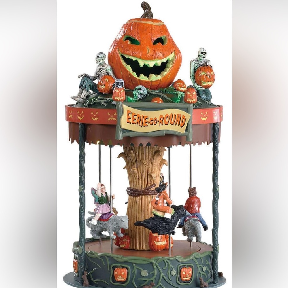 Lemax Eerie-Go-Round, Battery Operated #84331. New in box.